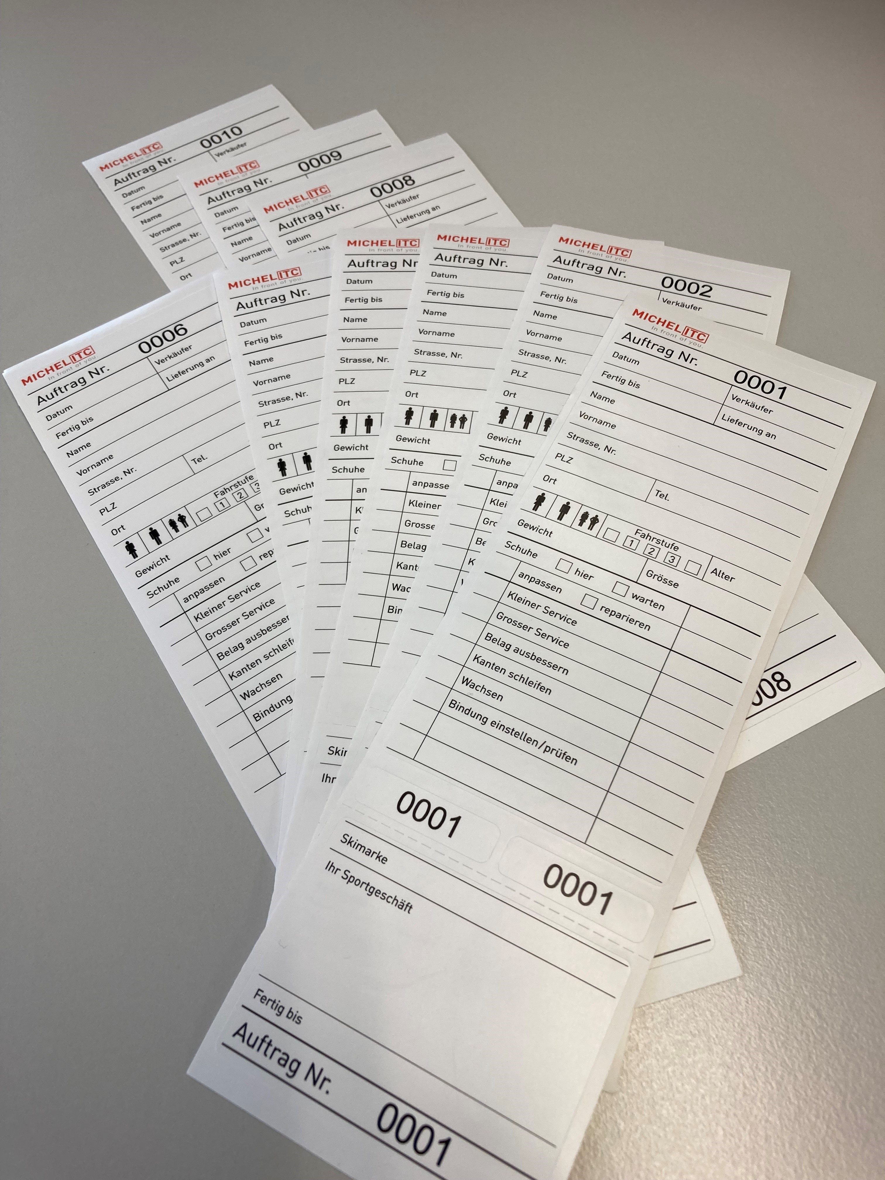 Ski Service-Sticker